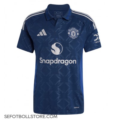 Manchester United Replika Bortatröja 2024-25 Kortärmad Manchester United Replika Bortatröja 2024-25 Kortärmad